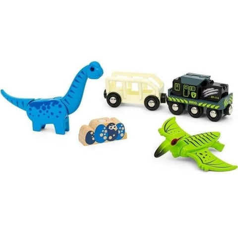 BRIO Dinosaur Battery Train – Ages 3+
