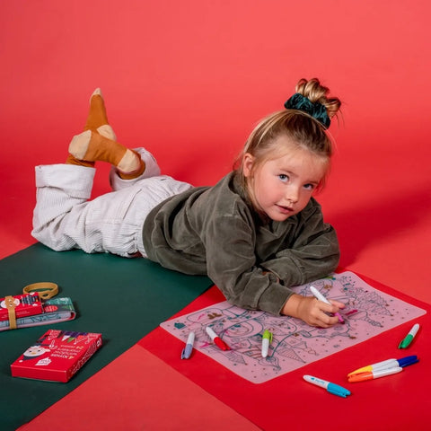 Christmas Village + Letter to Santa Clause