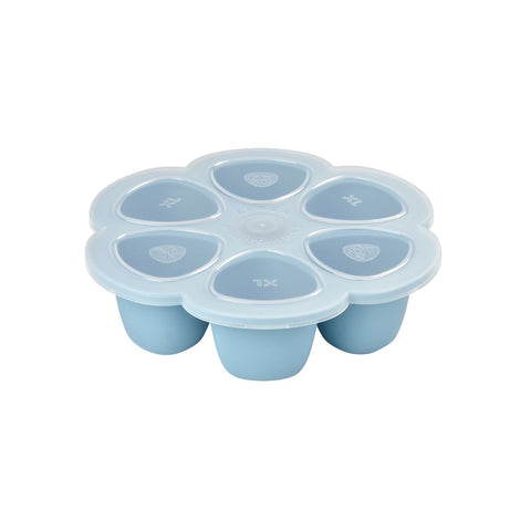 BEABA Silicone Multiportions 6 x 150ml Windy Blue