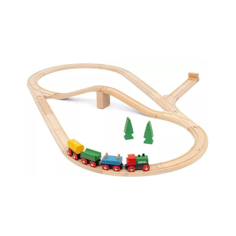 Classic Figure 8 Wooden Train Set - Anniversary Edition - 22 Pieces