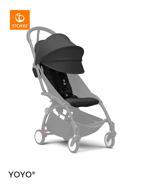 Stokke YOYO3 Frame 6+  Black Bundle
