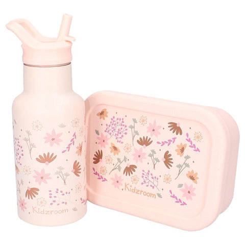 Metal Bottle 350ml Kidzroom Enchanted memories - Pink