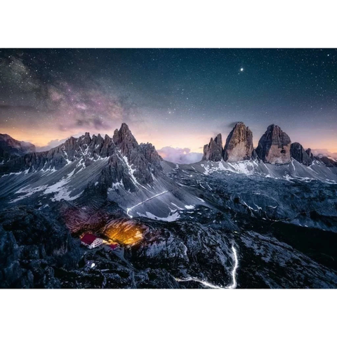 Three Peaks Dolomites 1000 Piece Jigsaw Puzzle