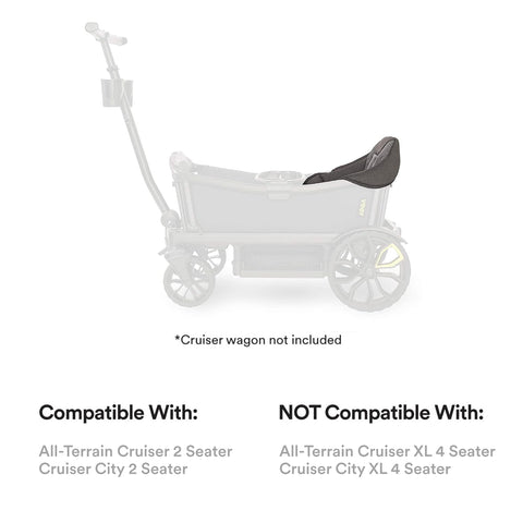 Veer Comfort Seat | Premium Cushioned Toddler Seat Insert for Veer All-Terrain Cruiser & Cruiser City 2 Seater | Soft, Supportive & Easy to Clean