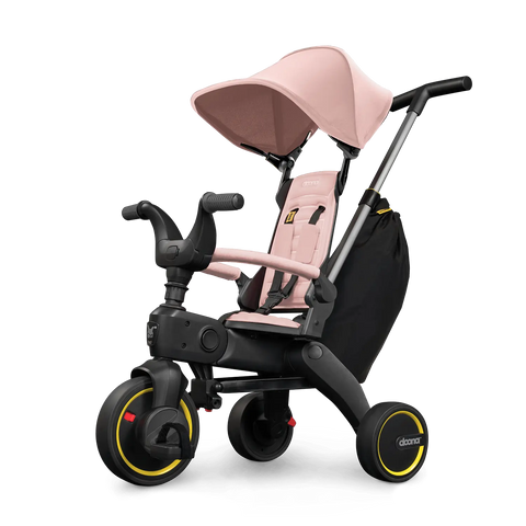 Doona Liki Trike S3 Foldable Tricycle - Blush Pink + FREE Doona Liki Helmet