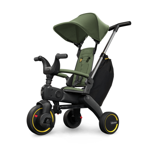 Doona Liki Trike S3 Foldable Tricycle - Desert Green + FREE Doona Liki Helmet