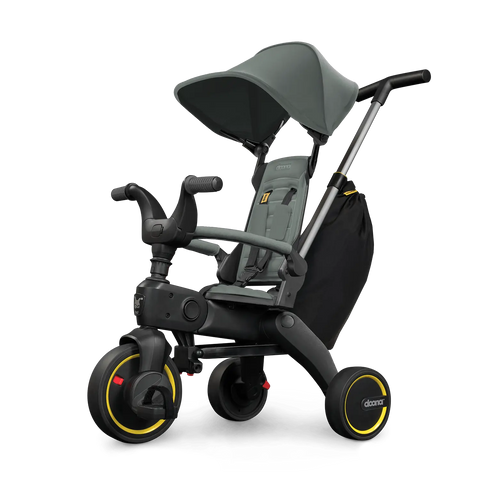 Doona Liki Trike S3 Foldable Tricycle - Slate Green + FREE Doona Liki Helmet