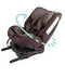 MOON Rover -Baby/Infant Car seat Group:(0+,1,2,3) (0-12 years) 360° Rotate  - Brown