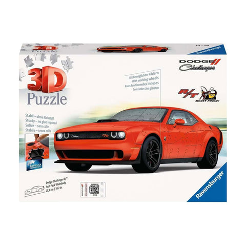 3D Dodge Challenger R/T Scat Pack Widebody Puzzle