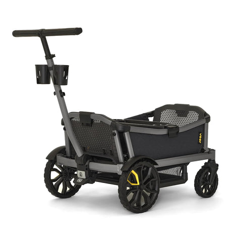 Veer All-Terrain Cruiser XL | Premium Off-Road Wagon Stroller for Babies, Toddlers & Kids | Push, Pull & Push-Along Steering | Lightweight, Collapsible | 4 Seater