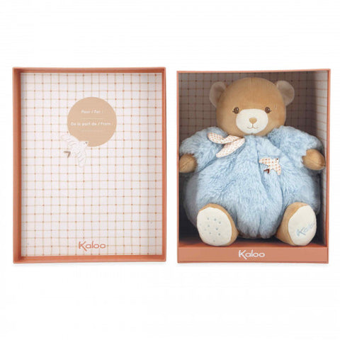 CHUBBY BEAR BLUE 25CM