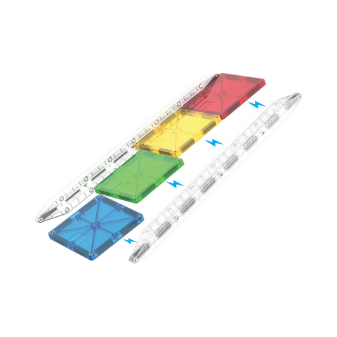 MAGNA-TILES® Rail Racers 33-Piece Set