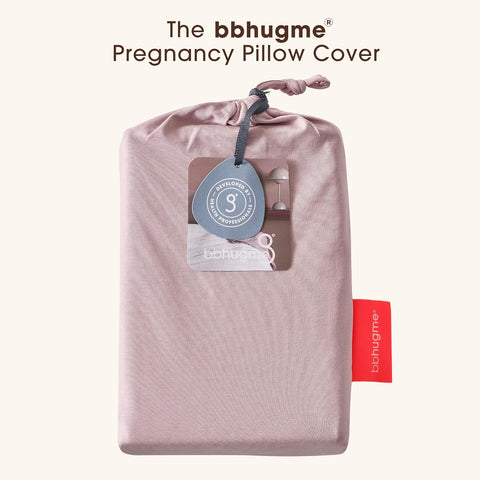 BBHUGME Organic Pregnancy Pillow cover DUSTY PINK