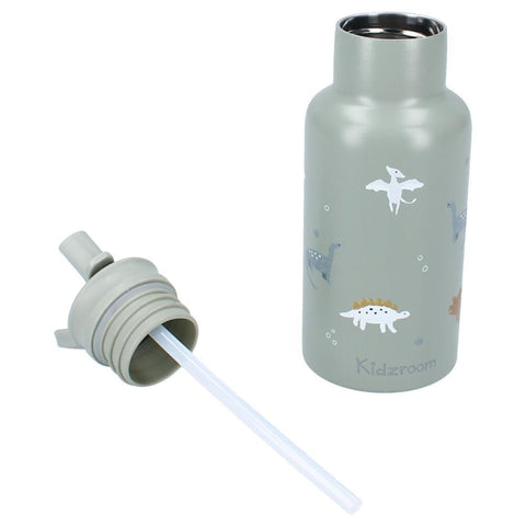 Metal Bottle 350ml Kidzroom Small talk- Green