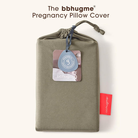 BBHUGME Organic Pregnancy Pillow cover DUSTY OLIVE