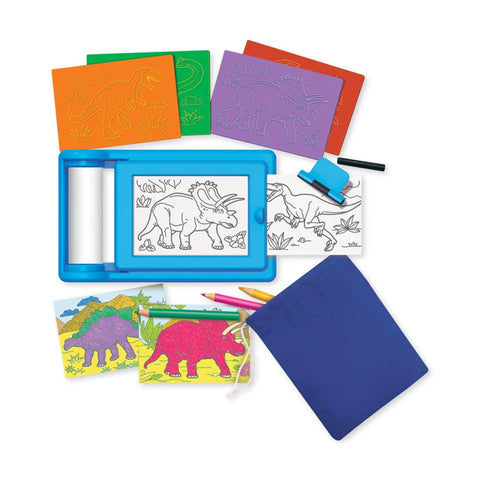 4M KidzMaker/Dinosaur Rub Art Studio