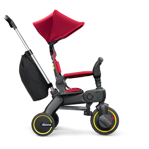 Doona Liki Trike S3 Foldable Tricycle - Flame Red + FREE Doona Liki Helmet