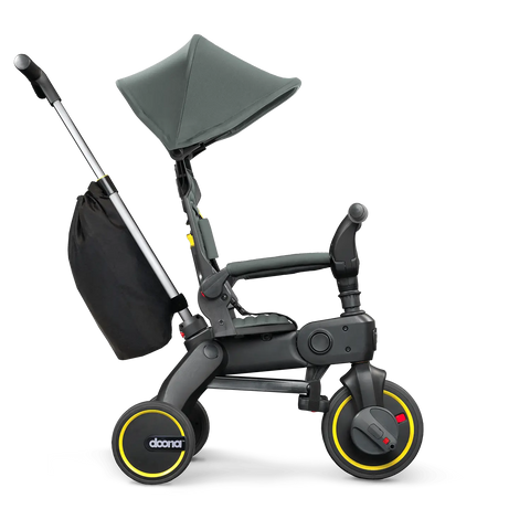 Doona Liki Trike S3 Foldable Tricycle - Slate Green + FREE Doona Liki Helmet