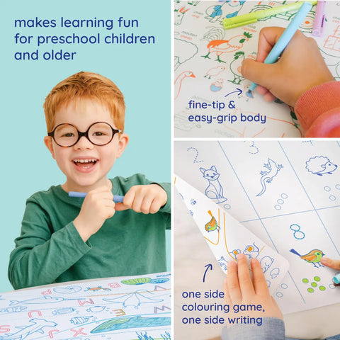 Learn & Play - My First World Map Reversible Mats