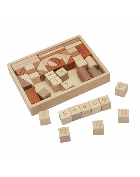48 WOODEN BLOCKS / Wooden Pieces For Building