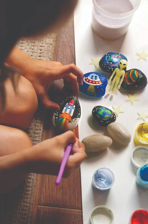 Space Rock Painting