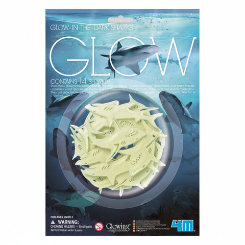 4M Card / Glow-In-The-Dark Sharks