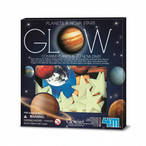 4M Glow Planets & Nova Star In Box