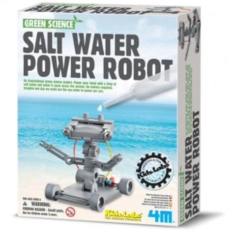 4M Kids Labs/Green Sci-Salt Water Robot