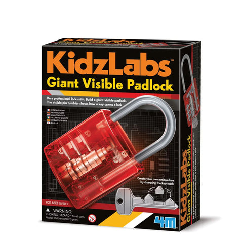 4M KidzLabs/Giant Visible Padlock