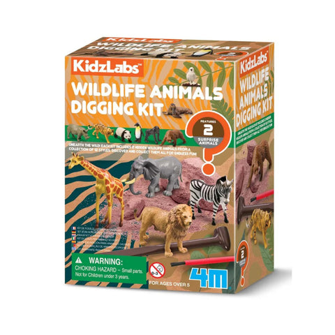 4M Kidzlabs/Wildlife Animals Digging Kit
