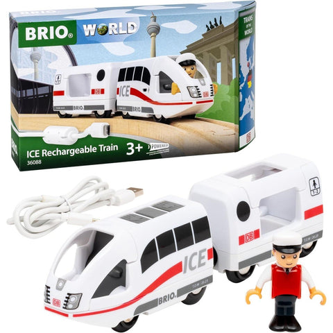 BRIO - ICE Rechargeable Train with USB Cable – Age 3+