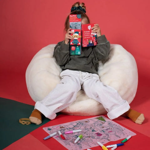 Christmas Village + Letter to Santa Clause