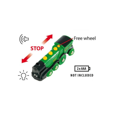 BRIO - Big Green Action Locomotive - Age 3+