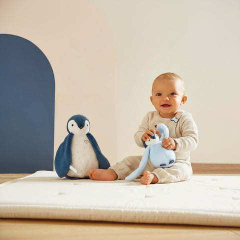CUDDLE PLUSHIES PENGUIN BLUE