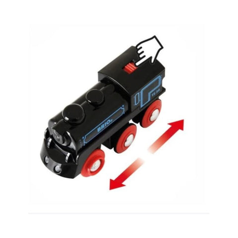 BRIO - Rechargeable Black Steam Engine - Age 3+