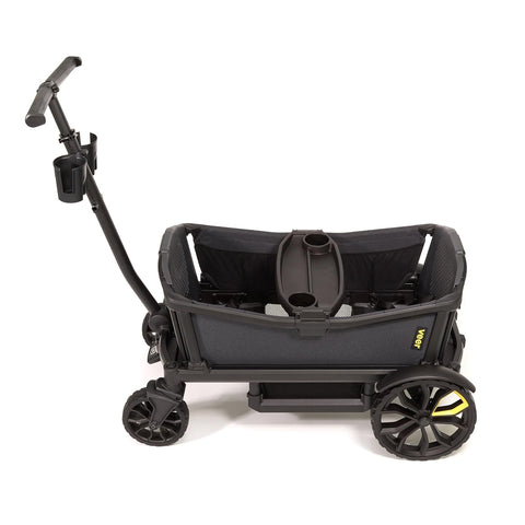 Veer All-Terrain Cruiser | Premium Off-Road Wagon Stroller for Babies, Toddlers and Kids | Push, Pull & Push-Along Steering | Lightweight, Collapsible | 2 Seater