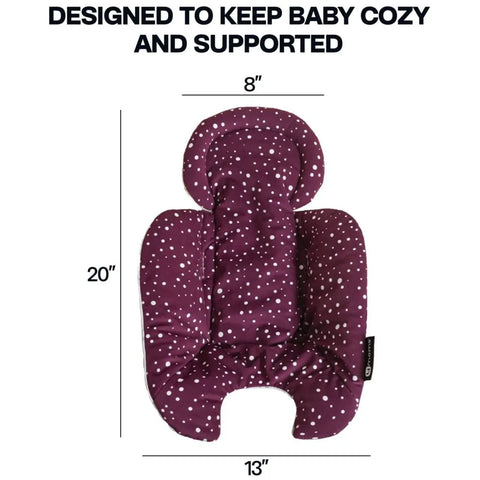 4moms - Rockaroo 2.0 Newborn Insert Only - Maroon/Plush