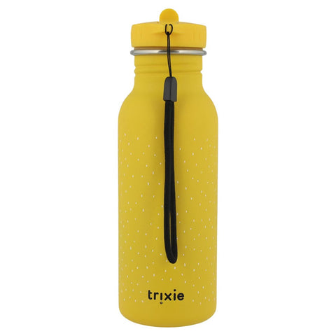 Trixie - School Essential Set of 3 - Backpack Regular 12-Inch/7.5L + Leakproof Lunch Box with Clips + Stainless Steel Water Bottle 500ml - Mr. Lion