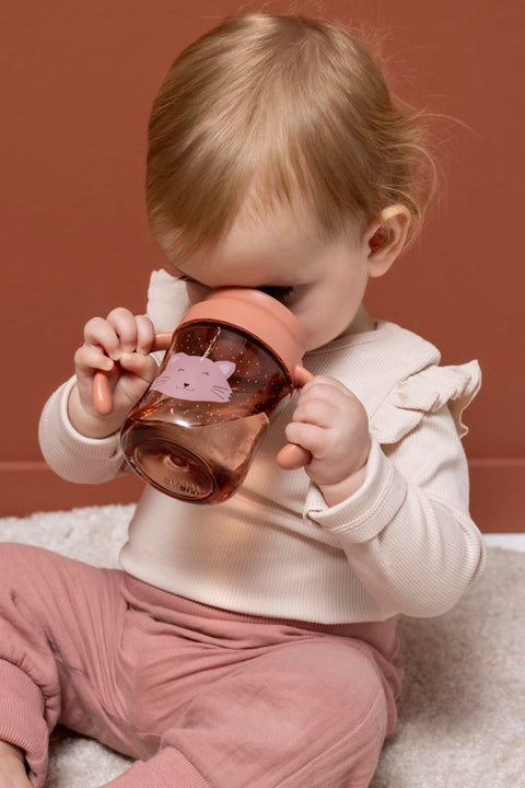 Sippy Cup With Handle - Mrs. Cat