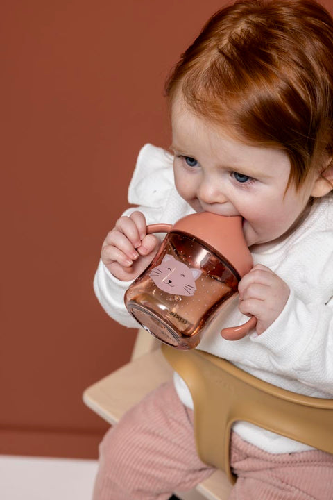 Sippy Cup With Handle - Mrs. Cat