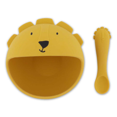 First Baby Silicone Meal Set - Mr. Lion