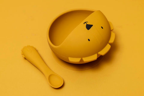 First Baby Silicone Meal Set - Mr. Lion
