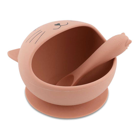 First Baby Silicone Meal Set - Mrs. Cat