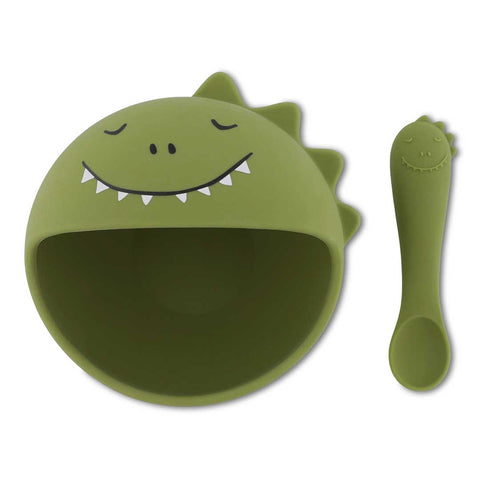 First Baby Silicone Meal Set - Mr. Dino