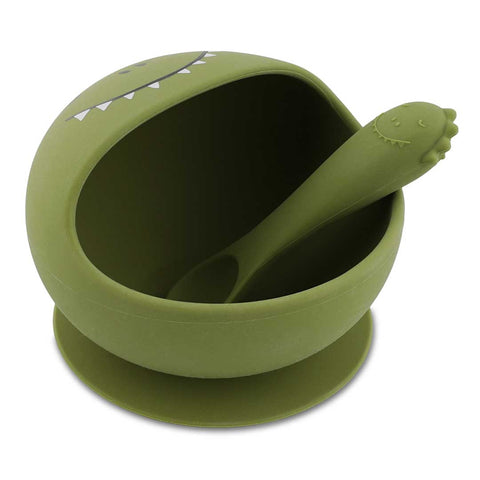 First Baby Silicone Meal Set - Mr. Dino