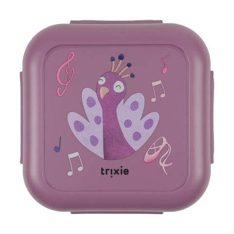 Snack Box With Clips -  Ballerina Mrs. Peacock
