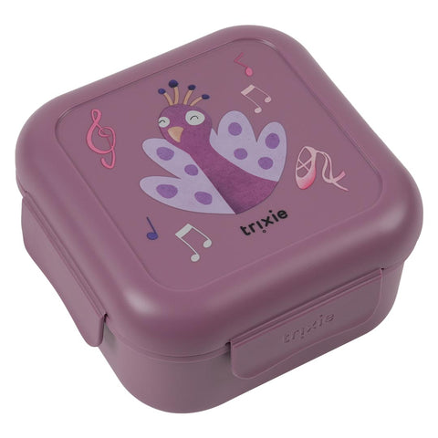 Snack Box With Clips -  Ballerina Mrs. Peacock