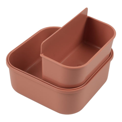 Trixie - School Lunch Set of 3 - Leakproof Lunch Box With Clips + Leakproof Snack Box + 500ml Tritan Bottle - Mrs. Cat