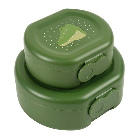 Snack Box With Clip - Set of 2 - Mr. Alligator