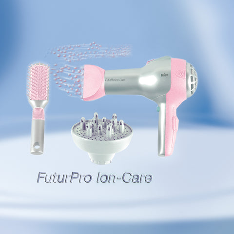 Braun Hair Dryer with Diffuser and Brush